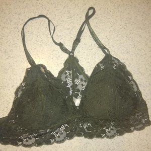 altar’d state green lace bralette